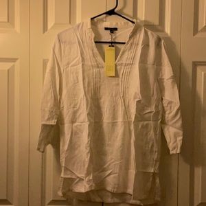 Anne Carson White linen shirt